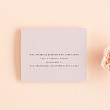 "Abstract Jewels" - Savvy Wedding Invitations in Noir by Maria Alou - FREE Recipient Addressing