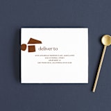 "Private Affair" - Savvy Wedding Invitations in Cinnamon by Nazia Hyder - FREE Recipient Addressing