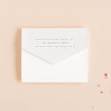 "Slate" - Savvy Wedding Invitations in Bridal Veil by Up Up Creative - Closed