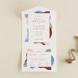"Deconstruct" - Savvy Wedding Invitations in Coastal by Pixel and Hank - Front Open
