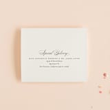 "Tandem" - Savvy Wedding Invitations in Buttercream by Jessica Williams - FREE Recipient Addressing