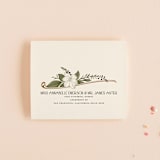 "Vintage Print" - Savvy Wedding Invitations in Licorice by GeekInk Design - FREE Recipient Addressing