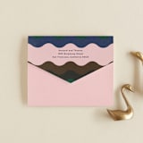 "modern tropics" - Savvy Wedding Invitations in Blush by Baumbirdy - Closed