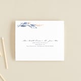 "Cascading Floral" - Savvy Wedding Invitations in Lagoon by Corinne Malesic - FREE Recipient Addressing