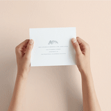 "Modern Crest" - Savvy Wedding Invitations in Sea by Kristen Smith - How it works