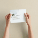 "Estate" - Savvy Wedding Invitations in Sky by Rebecca Durflinger - How it works