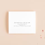 "Painted Trails" - Savvy Wedding Invitations in Navy by Alethea and Ruth - FREE Recipient Addressing
