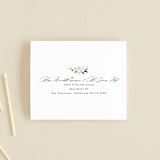 "Fleur" - Savvy Wedding Invitations in Lily by Everett Paper Goods - FREE Recipient Addressing