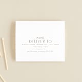 "Modern Rings" - Savvy Wedding Invitations in Blush by Hooray Creative - FREE Recipient Addressing