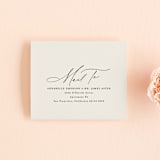 "Scripted Names" - Savvy Wedding Invitations in Ecru by Hooray Creative - FREE Recipient Addressing
