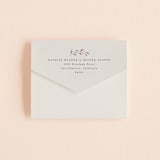 "Delicate monogram" - Savvy Wedding Invitations in Ecru by Hooray Creative - Closed