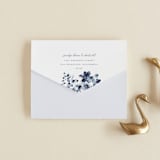"Love Story" - Savvy Wedding Invitations in Indigo by Leah Bisch - Closed