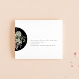 "A Wedding in the Garden" - Savvy Wedding Invitations in Charcoal by Chris Griffith - FREE Recipient Addressing