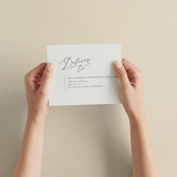 "Violet " - Savvy Wedding Invitations in Linen by Kelly Schmidt - How it works