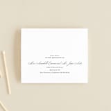 "When I Fall In Love" - Savvy Wedding Invitations in Snow Bright by Design Lotus - FREE Recipient Addressing