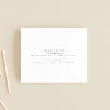 "Capsule" - Savvy Wedding Invitations in Stone by Everett Paper Goods - FREE Recipient Addressing