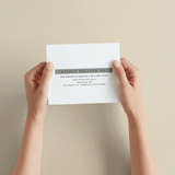 "Portrait" - Savvy Wedding Invitations in Platinum by Heather Schertzer - How it works