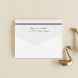 "Portrait" - Savvy Wedding Invitations in Platinum by Heather Schertzer - Closed