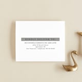 "Portrait" - Savvy Wedding Invitations in Platinum by Heather Schertzer - FREE Recipient Addressing