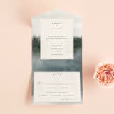 "Lakefront" - Savvy Wedding Invitations in Natural by Robert and Stella - Front Open