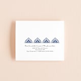 "Calcutta Stamp" - Savvy Wedding Invitations in Azure by Oma N. Ramkhelawan - FREE Recipient Addressing