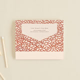 "Mizu Pattern" - Savvy Wedding Invitations in Ruby by Kanika Mathur - Closed
