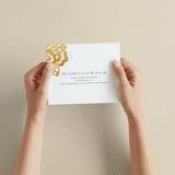 "Sparks" - Savvy Wedding Invitations in Sunshine by Corie Page - How it works
