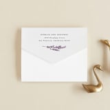 "Romantic Florals" - Savvy Wedding Invitations in Violet by Hooray Creative - Closed