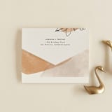 "leaf contour" - Savvy Wedding Invitations in Natural by Susan Zinader - Closed