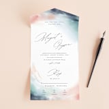"One Path" - Savvy Wedding Invitations in Beach by Pixel and Hank - Front Open