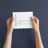 "Ascent" - Savvy Wedding Invitations in Ecru by Erica Krystek - How it works