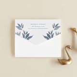 "Linen" - Savvy Wedding Invitations in Midnight by Ashley Rosenbaum - Closed