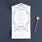 "AKARI" - Savvy Wedding Invitations in Wave by Melanie Kosuge - Front Open