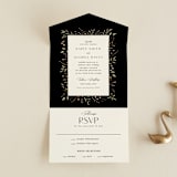 "Garden Moonlight" - Savvy Wedding Invitations in Ink by Katherine Moynagh - Front Open