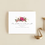 "Lush" - Savvy Wedding Invitations in Magenta by Susan Moyal - FREE Recipient Addressing