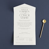 "Unity" - Savvy Wedding Invitations in Porcelain by Jennifer Postorino - Front Open