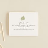 "Aspen" - Savvy Wedding Invitations in Lake by Robert and Stella - FREE Recipient Addressing