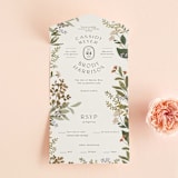 "Ellsworth" - Savvy Wedding Invitations in Natural by Jennifer Wick - Front Open