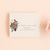 "Peonies & Sage" - Savvy Wedding Invitations in Fawn by Susan Moyal - FREE Recipient Addressing