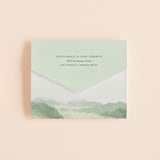 "The Vow" - Savvy Wedding Invitations in Meadow by Elly - Closed