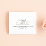 "Encapsulated" - Savvy Wedding Invitations in Black Tie by Hooray Creative - FREE Recipient Addressing