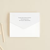 "leafy wreath" - Savvy Wedding Invitations in Taupe by Ghazal Ali - Closed