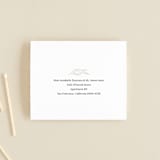"leafy wreath" - Savvy Wedding Invitations in Taupe by Ghazal Ali - FREE Recipient Addressing