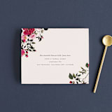 "Rose Garden" - Savvy Wedding Invitations in Magenta by Leah Bisch - FREE Recipient Addressing