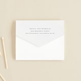 "More Than Words" - Savvy Wedding Invitations in Bridal White by Design Lotus - Closed