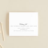 "More Than Words" - Savvy Wedding Invitations in Bridal White by Design Lotus - FREE Recipient Addressing
