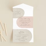 "Arched" - Savvy Wedding Invitations in Carnation by Brianne Larsen - Front Open