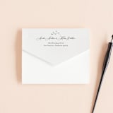 "Monogramed Arch" - Savvy Wedding Invitations in Mojito by Susan Moyal - Closed