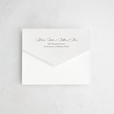 "Astoria" - Savvy Wedding Invitations in Silk by Kelly Schmidt - Closed