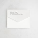 "Signed" - Savvy Wedding Invitations in Cloud by JoAnn Jinks - Closed